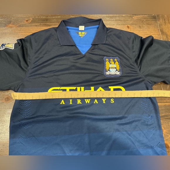 Manchester City 2014 2015 Away Football Soccer Jersey - Picture 9 of 10